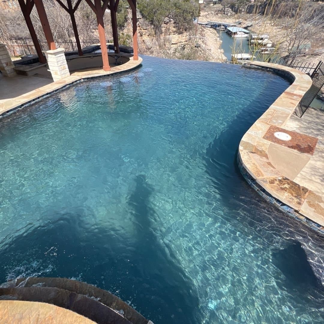 Infinity Pool with Pergola